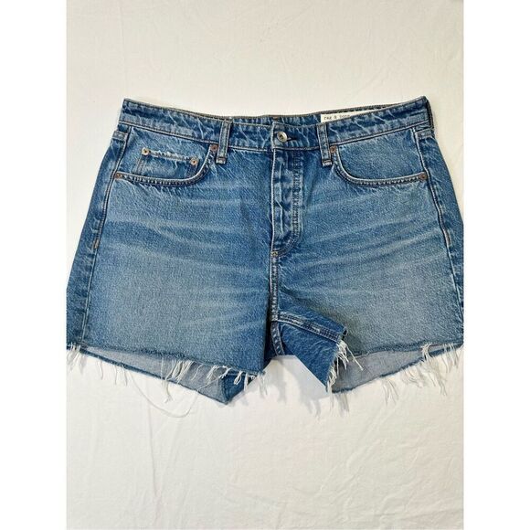 Rag & Bone Women’s Dre Low-Rise Denim cutoff shorts, size 30 - Picture 1 of 8